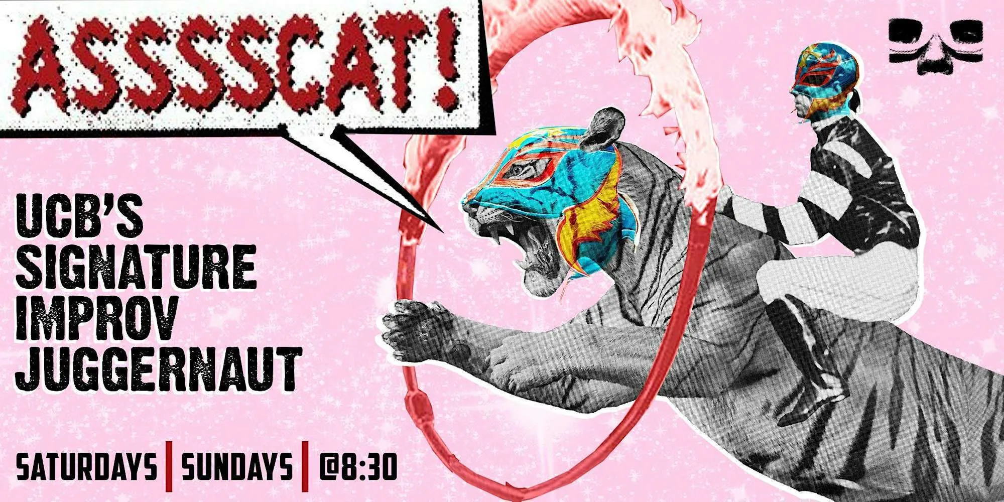 ASSSSSCAT LA, Live and LIVESTREAMED\! poster for Upright Citizens Brigade Franklin
